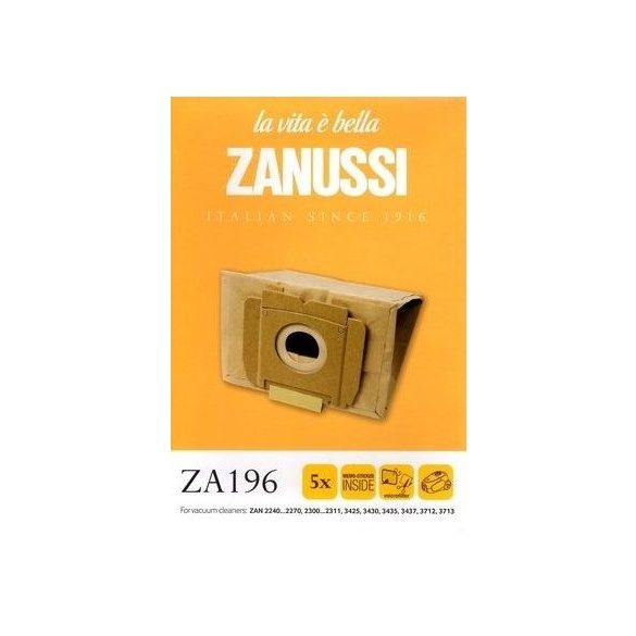 Zanussi ZA 196 papír porzsák